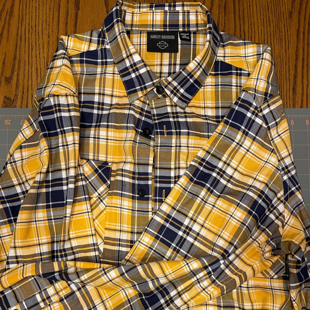 Men’s Harley-Davidson button down long sleeve shirt 2XL